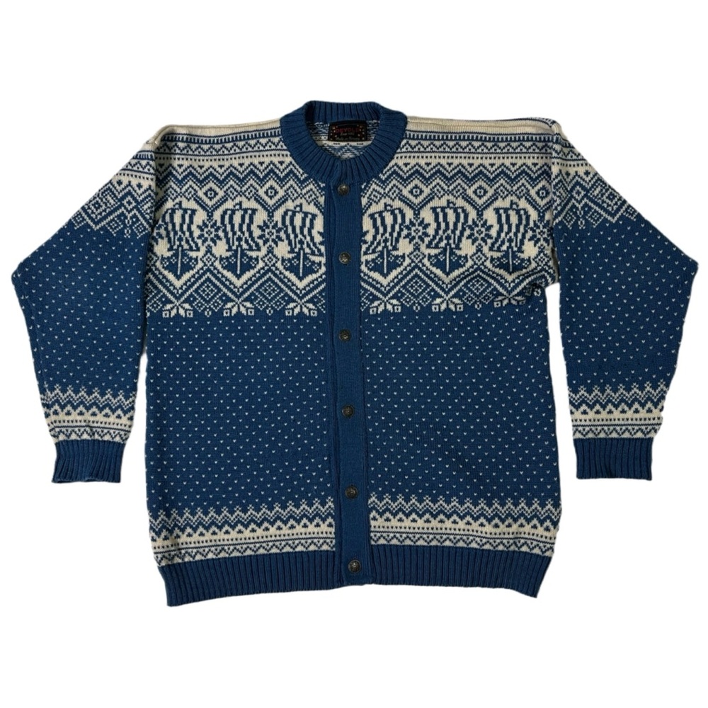 Vintage Devold Knit Wool Cardigan - Size Men’s XXL